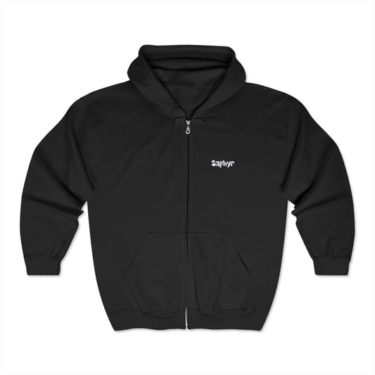 Graffiti Saphyr Logo Hoodisaphyr graffiti full zip up