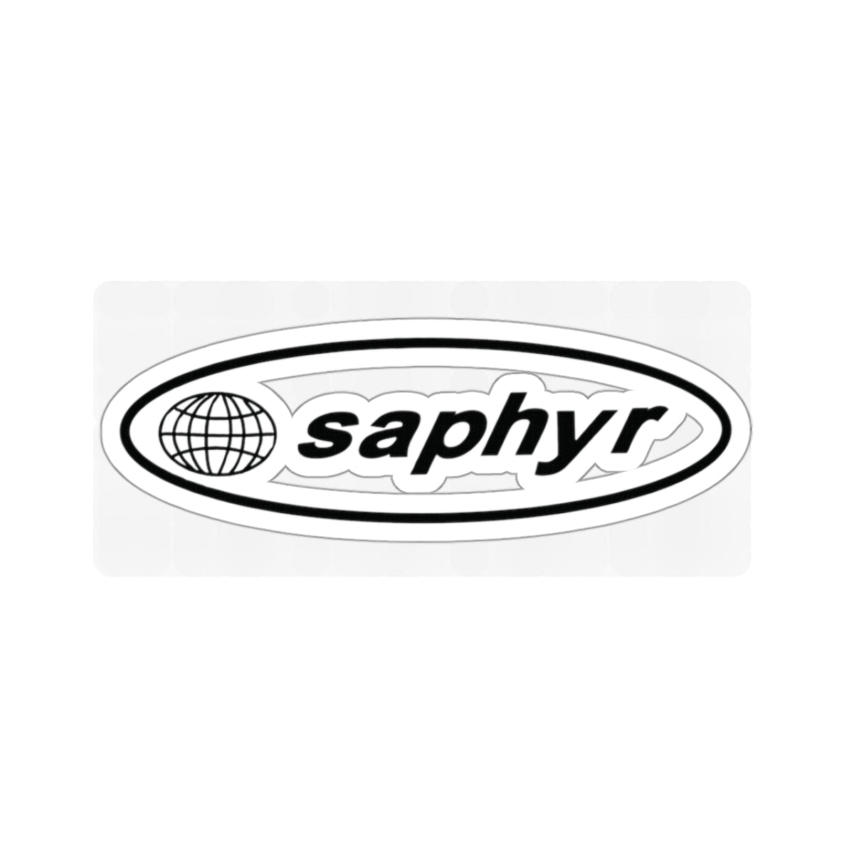 saphyr classic logo sticker