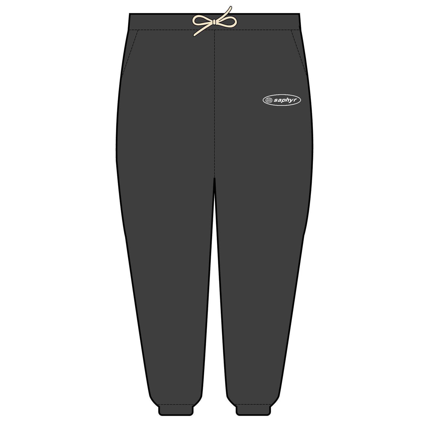 Sweatpants Saphyr Classic Logo Lightweight Fleece